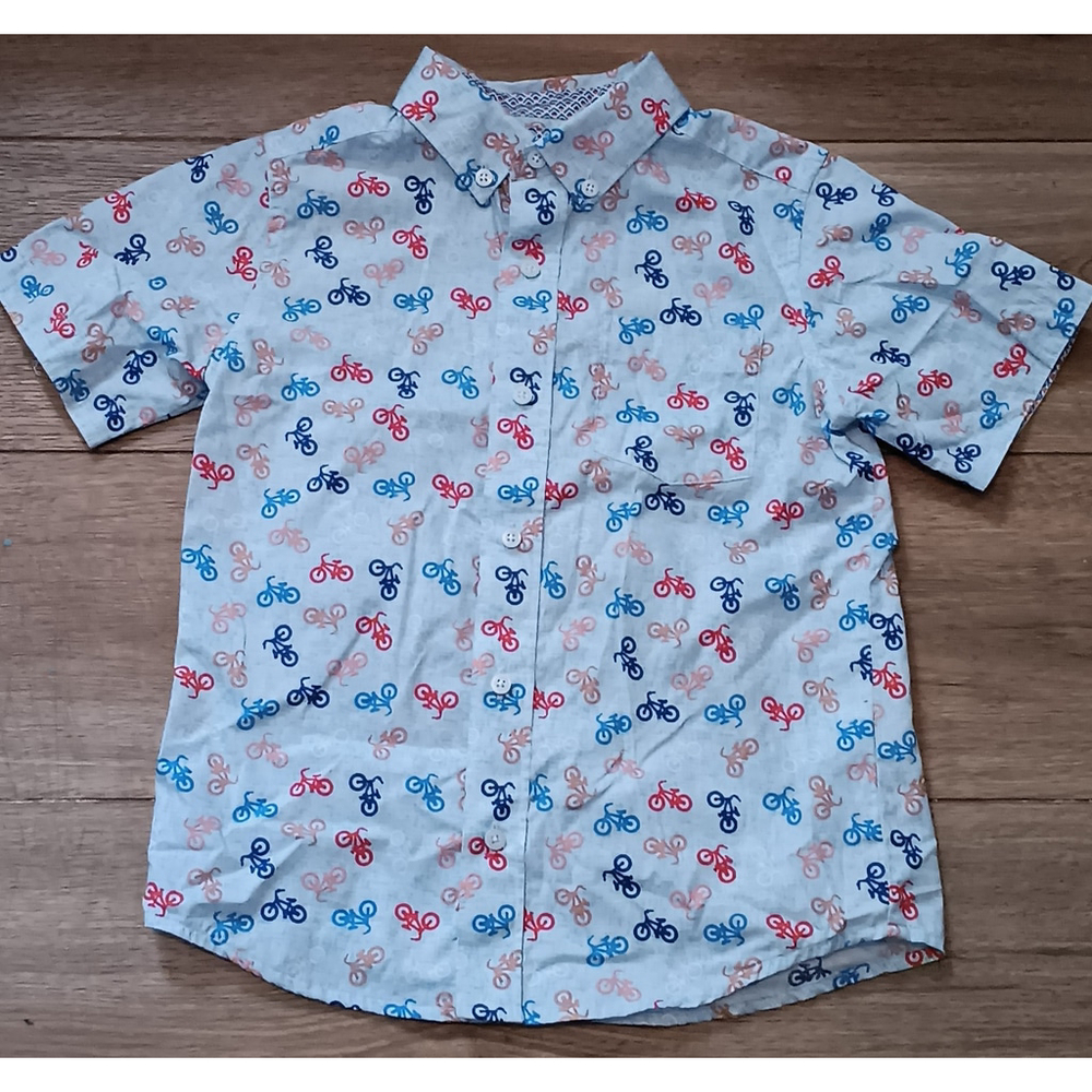 Kids Multi colored button down